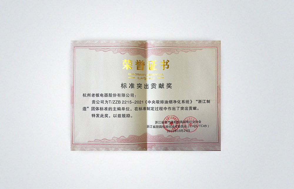 標(biāo)準(zhǔn)突出貢獻(xiàn)獎